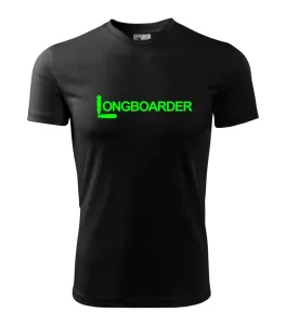 Longboarder nápis - Pánské triko Fantasy sportovní