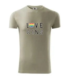 Love wins nápis - Viper FIT pánské triko