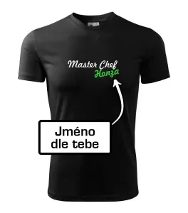 Master Chef - vlastní jméno - Pánské triko Fantasy sportovní (dresovina)