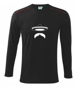 Mexican Mustache - Triko s dlouhým rukávem Long Sleeve