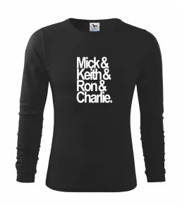 Mick Keith Ron Charlie - Triko dětské Long Sleeve