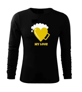 My love - beer (Pecka design) - Triko s dlouhým rukávem FIT-T long sleeve