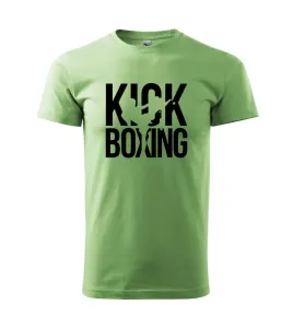 Nápis Kick Boxing - Heavy new - triko pánské