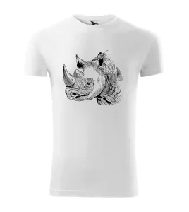 Nosorožec černobílý  (Pecka design) - Replay FIT pánské triko