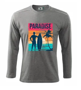 Paradise - barevný čtverec - Triko s dlouhým rukávem Long Sleeve