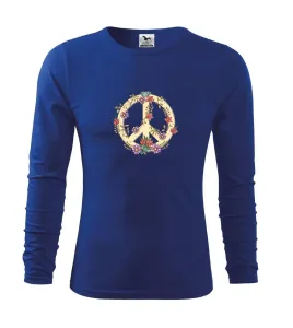 Peace symbol pískový - Triko dětské Long Sleeve