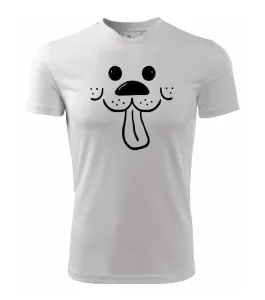 Pes obličej - Pánské triko Fantasy sportovní (dresovina)