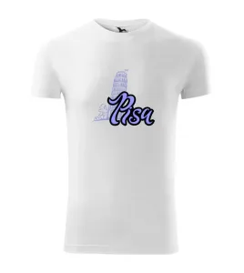 Pisa Lettering - Replay FIT pánské triko