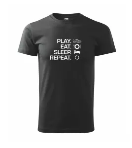 Play Eat Sleep Repeat fotbal - Triko Basic Extra velké