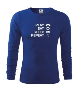 Play Eat Sleep Repeat game - Triko s dlouhým rukávem FIT-T long sleeve