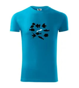 Potápeč ryby čtverec - Viper FIT pánské triko