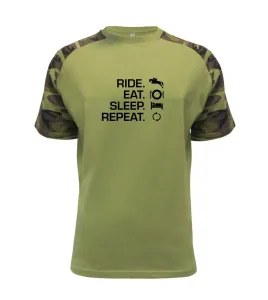 Ride Eat Sleep Repeat koně - Raglan Military