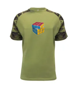 Rubikova kostka kreslená - Raglan Military