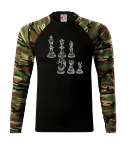 Šachové figurky kreslené - Camouflage LS