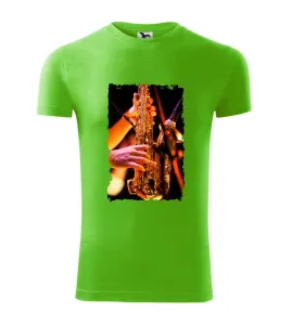 Saxofon fotka - Viper FIT pánské triko