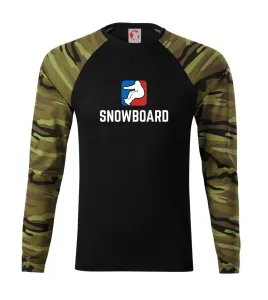 Snowboard logo - Camouflage LS