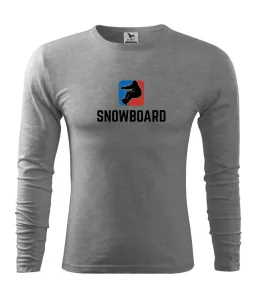 Snowboard logo - Triko s dlouhým rukávem FIT-T long sleeve