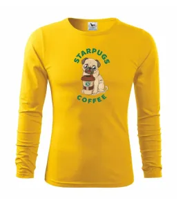 Starpugs coffee - Triko s dlouhým rukávem FIT-T long sleeve