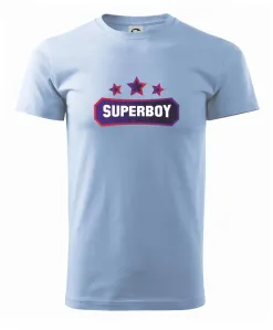 Superboy - nápis barevný - Heavy new - triko pánské