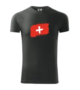Švýcarsko vlajka - Viper FIT pánské triko