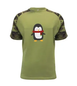 Tučňák se šálou - Raglan Military