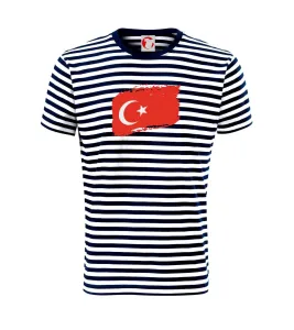 Turecko vlajka - Unisex triko na vodu