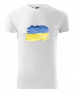 Ukrajina vlajka rozpitá - Viper FIT pánské triko