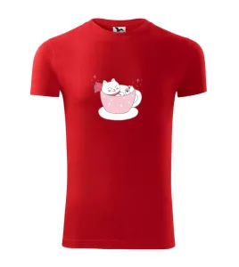 Vánoční kočka v hrnečku - Viper FIT pánské triko