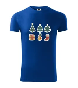Vánoční sada - stromky a dárky - Viper FIT pánské triko