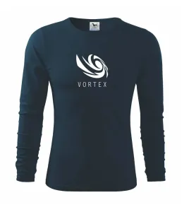 Vortex logo jednobarevné - Triko s dlouhým rukávem FIT-T long sleeve