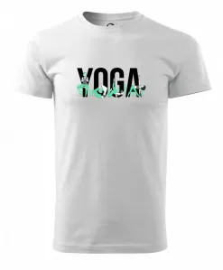 Yoga nápis barevný - Triko Basic Extra velké