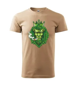 Zhulený lev zelený - Heavy new - triko pánské
