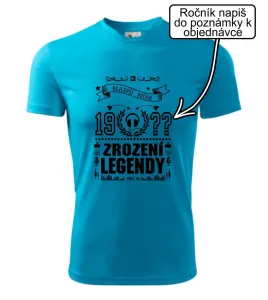 Zrození legendy - pro DJ - Pánské triko Fantasy sportovní (dresovina)