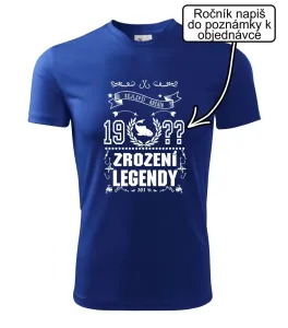 Zrození legendy - pro rybáře - Pánské triko Fantasy sportovní (dresovina)