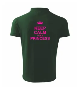 Keep calm i am a princess - Polokošile pánská Pique Polo 203