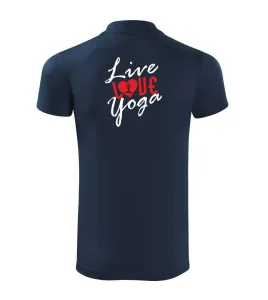 Live Love Yoga - Polokošile Victory sportovní