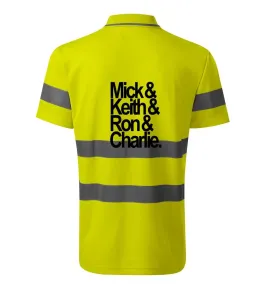 Mick Keith Ron Charlie - HV Runway 2V9 - Reflexní polokošile
