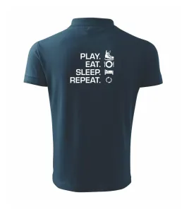 Play Eat Sleep Repeat hokej - Polokošile pánská Pique Polo 203