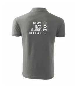 Play Eat Sleep Repeat tenis - Polokošile pánská Pique Polo 203
