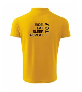 Ride Eat Sleep Repeat koně - Polokošile pánská Pique Polo 203