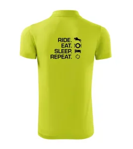Ride Eat Sleep Repeat koně - Polokošile Victory sportovní (dresovina)