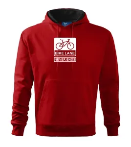 Bike lane - Mikina s kapucí hooded sweater