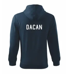 Dacan - Mikina s kapucí na zip trendy zipper