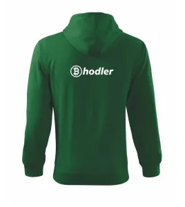 Hodler - Mikina s kapucí na zip trendy zipper
