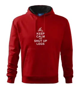 Keep calm and shut your legs - Mikina s kapucí hooded sweater