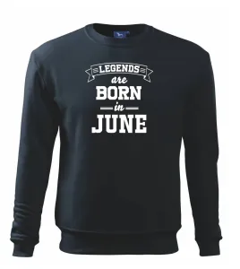 Legends are born in June - Mikina Essential pánská