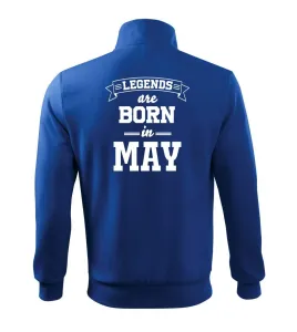 Legends are born in May - Mikina bez kapuce Adventure