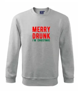 Merry Drunk I'm Christmas - Mikina Essential pánská