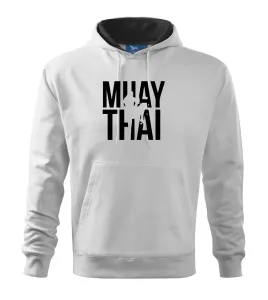 Nápis Muay Thai - Mikina s kapucí hooded sweater