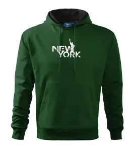 New York retro - Mikina s kapucí hooded sweater